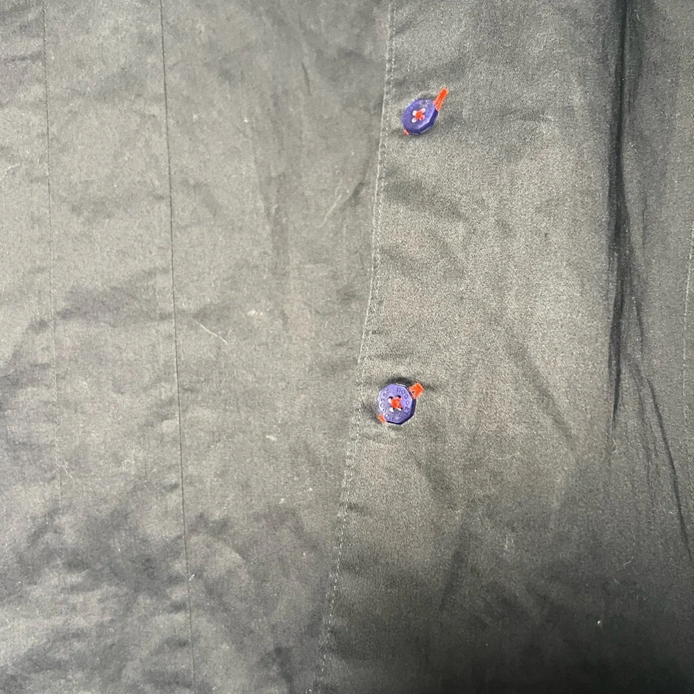 BOGOSSE men’s black Designer dress Shirt size 5 - Picture 8 of 9